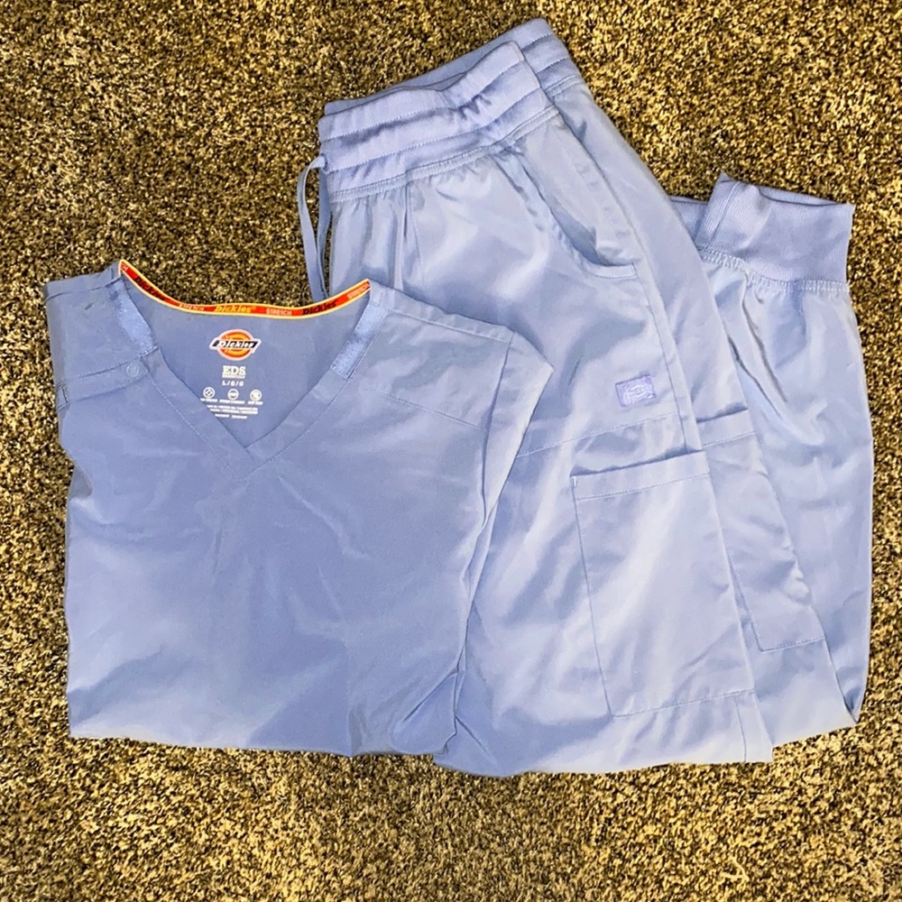 Size large dickies scrub set